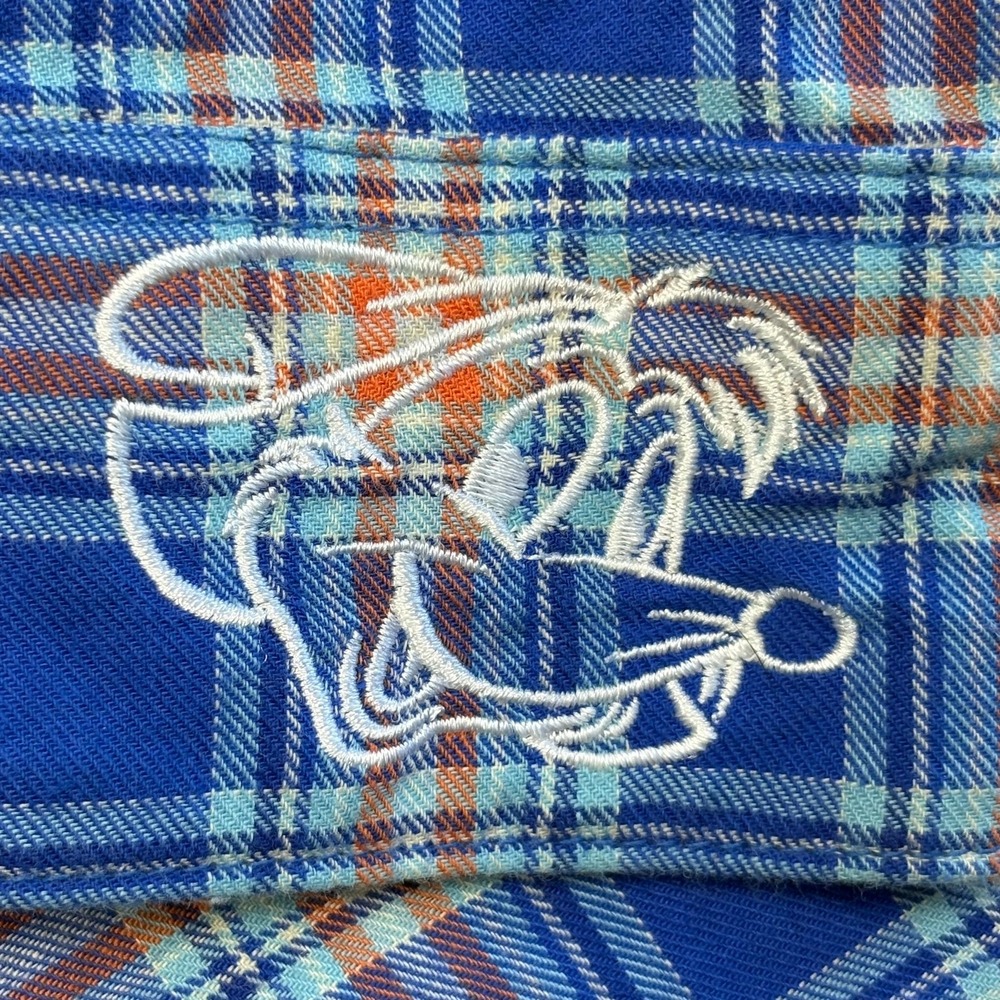 Disney Cakeworthy Cinderella Jac Flannel Mens L Blue Dream Wish Heart Makes - Picture 6 of 11
